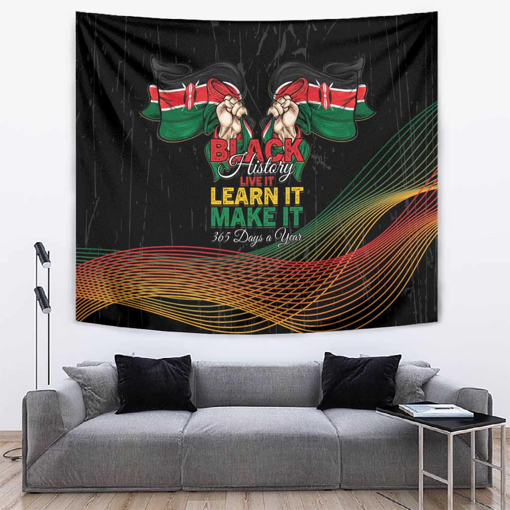 Kenya Black History Month Tapestry Live It Learn It Make It - African Pride