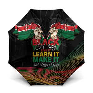 Kenya Black History Month Umbrella Live It Learn It Make It - African Pride