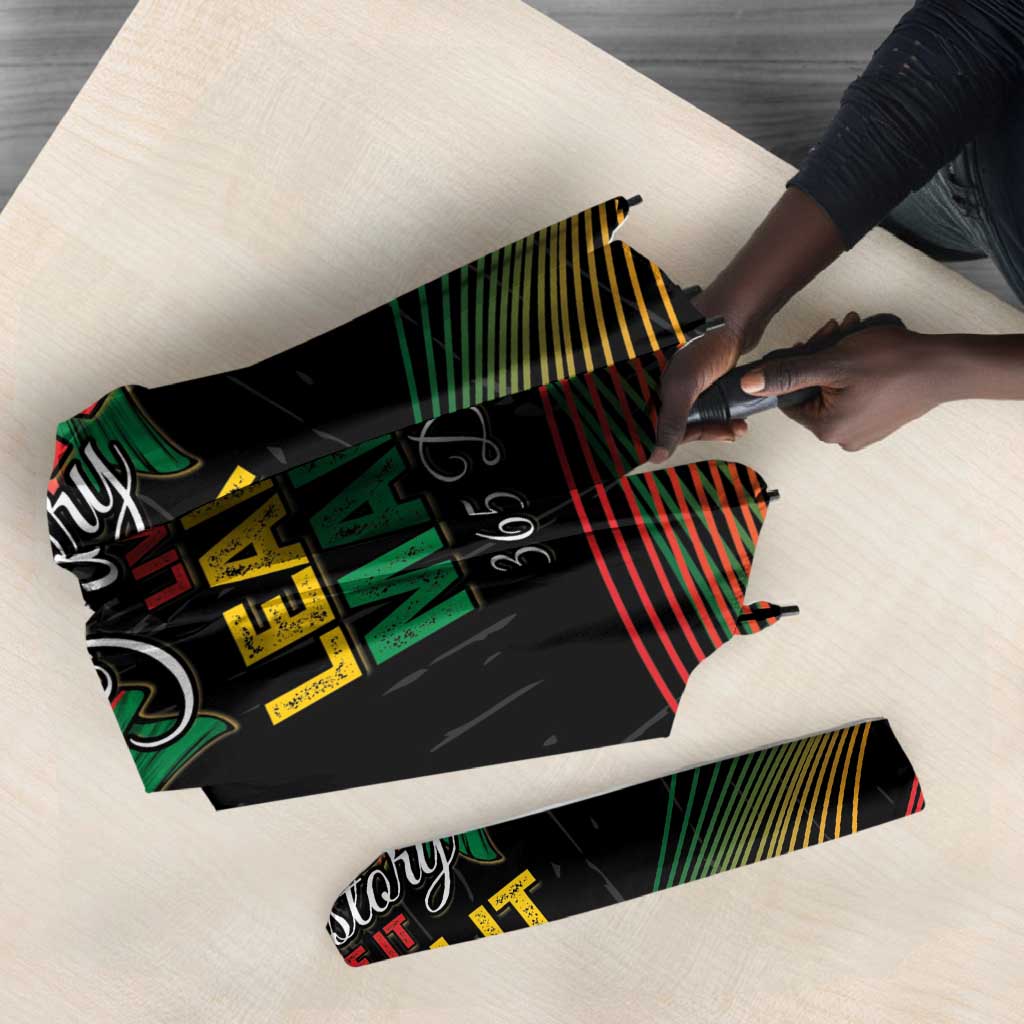 Kenya Black History Month Umbrella Live It Learn It Make It - African Pride