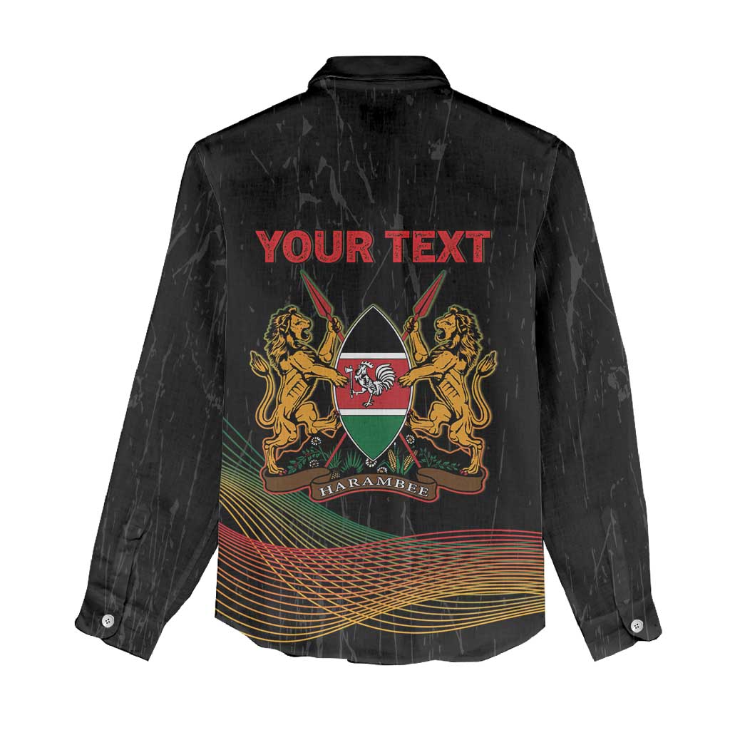 Personalized Kenya Black History Month Women Casual Shirt Live It Learn It Make It - African Pride