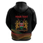 Personalized Kenya Black History Month Zip Hoodie Live It Learn It Make It - African Pride