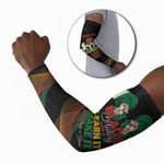 Personalized Nigeria Black History Month Arm Sleeves Live It Learn It Make It - African Pride