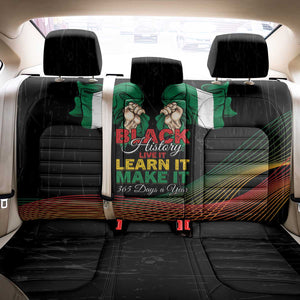 Nigeria Black History Month Back Car Seat Cover Live It Learn It Make It - African Pride