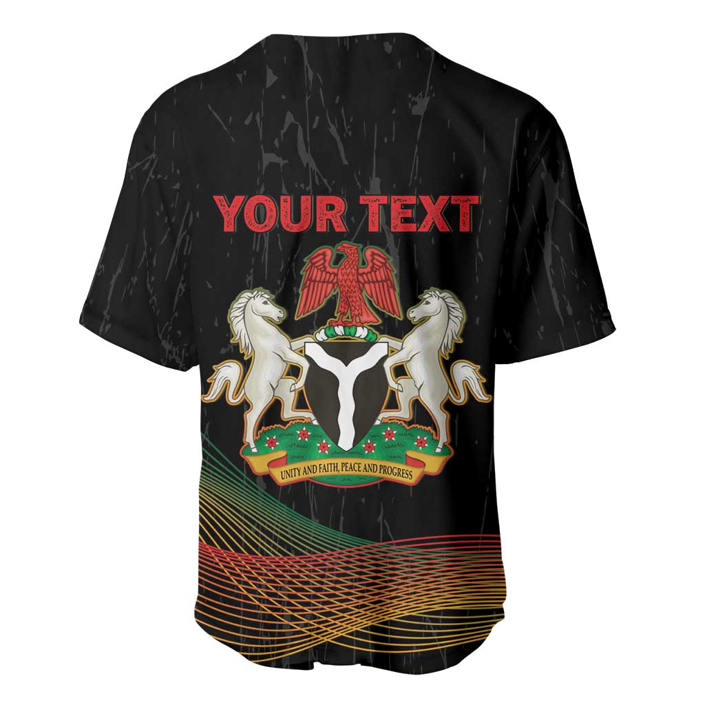 Personalized Nigeria Black History Month Baseball Jersey Live It Learn It Make It - African Pride
