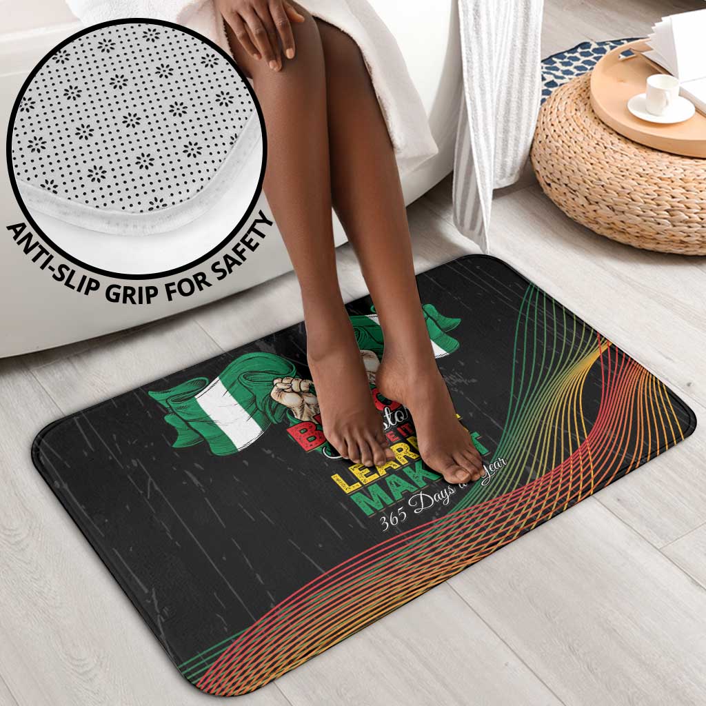 Nigeria Black History Month Bathroom Set Live It Learn It Make It - African Pride