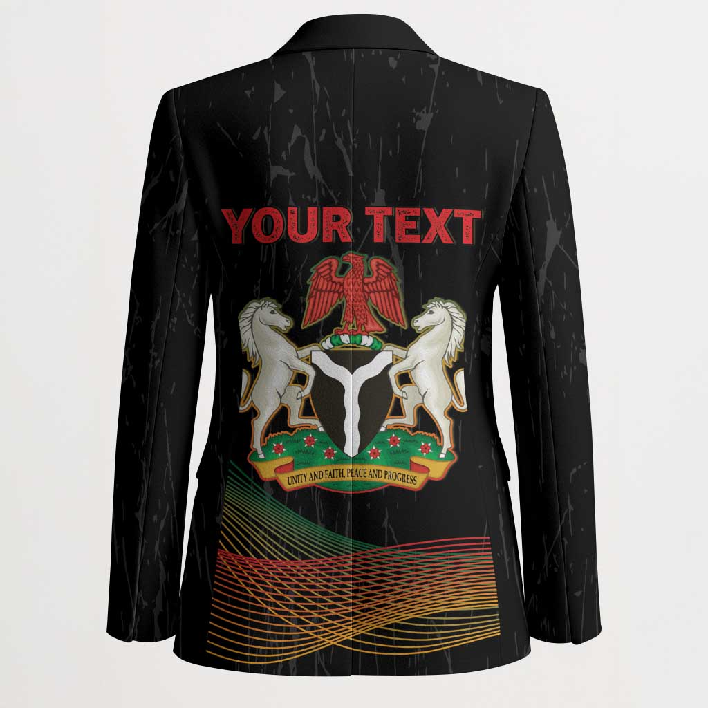 Personalized Nigeria Black History Month Blazer Live It Learn It Make It - African Pride
