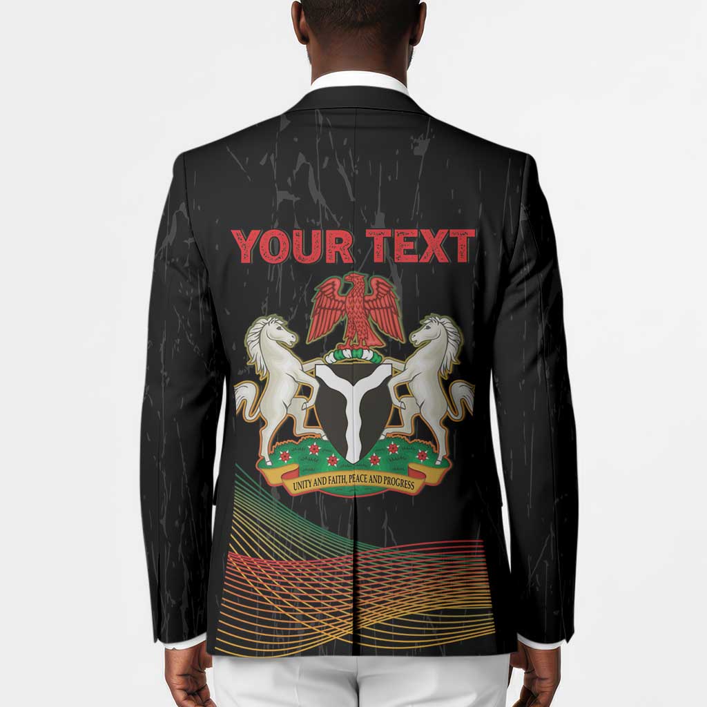 Personalized Nigeria Black History Month Blazer Live It Learn It Make It - African Pride