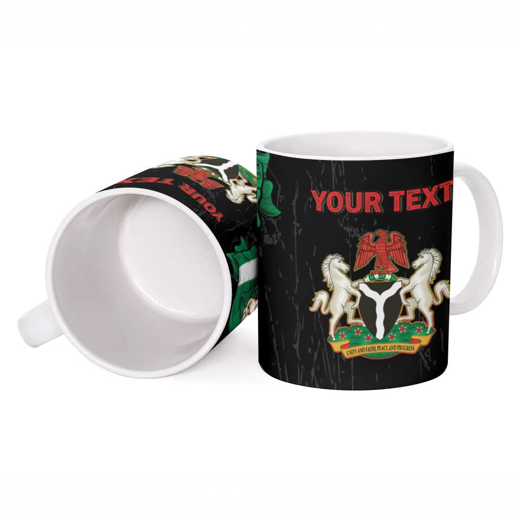 Personalized Nigeria Black History Month Ceramic Mug Live It Learn It Make It - African Pride