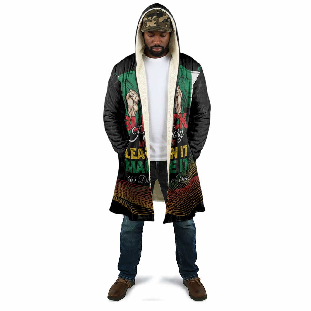 Personalized Nigeria Black History Month Cloak Live It Learn It Make It - African Pride