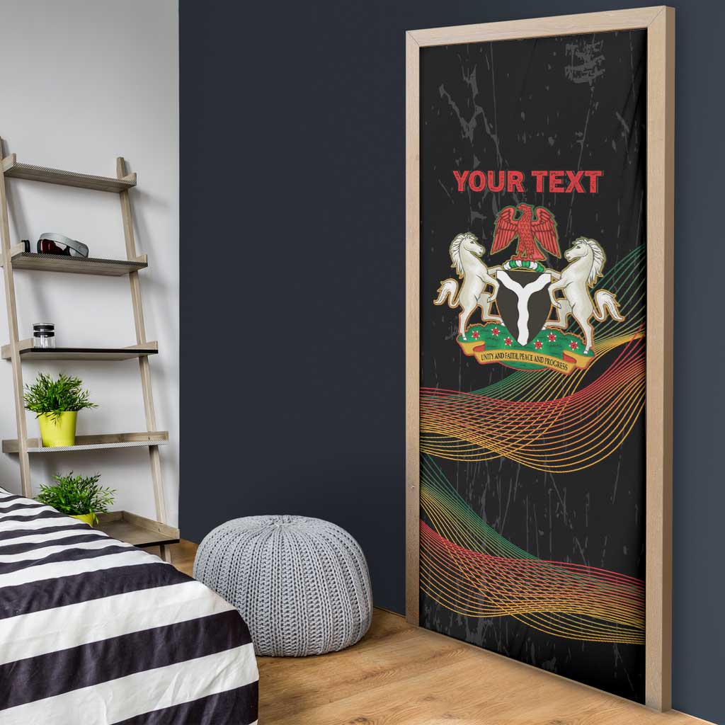 Personalized Nigeria Black History Month Door Cover Live It Learn It Make It - African Pride