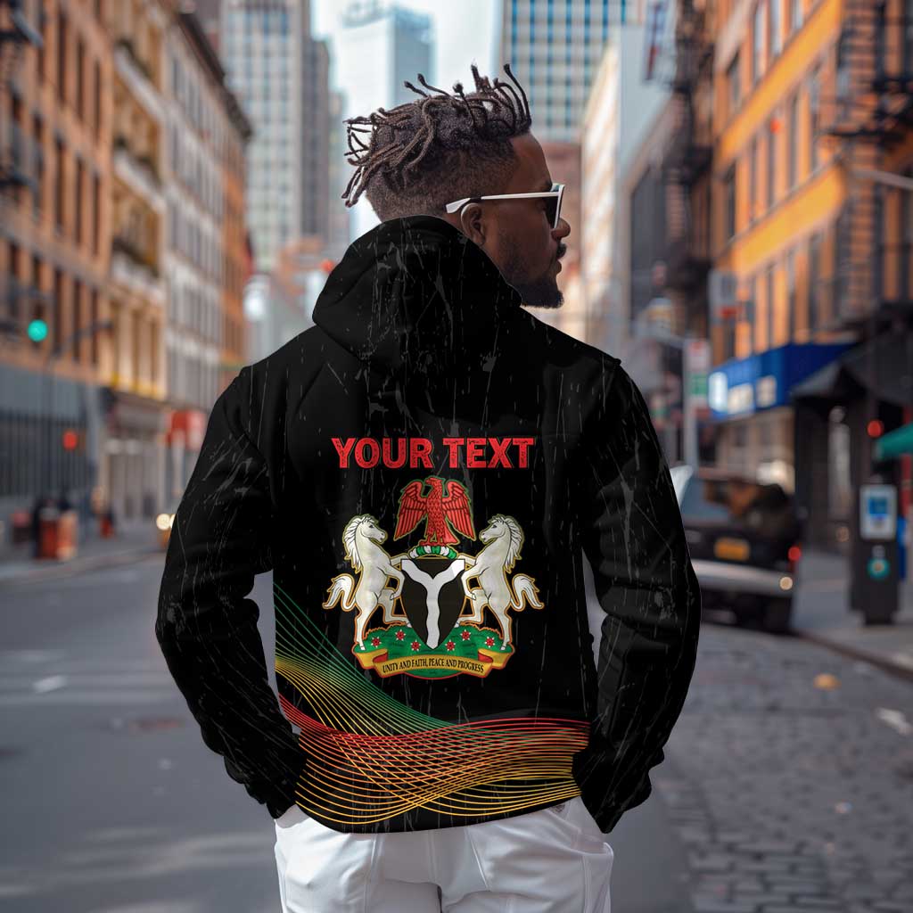 Personalized Nigeria Black History Month Hoodie Live It Learn It Make It - African Pride