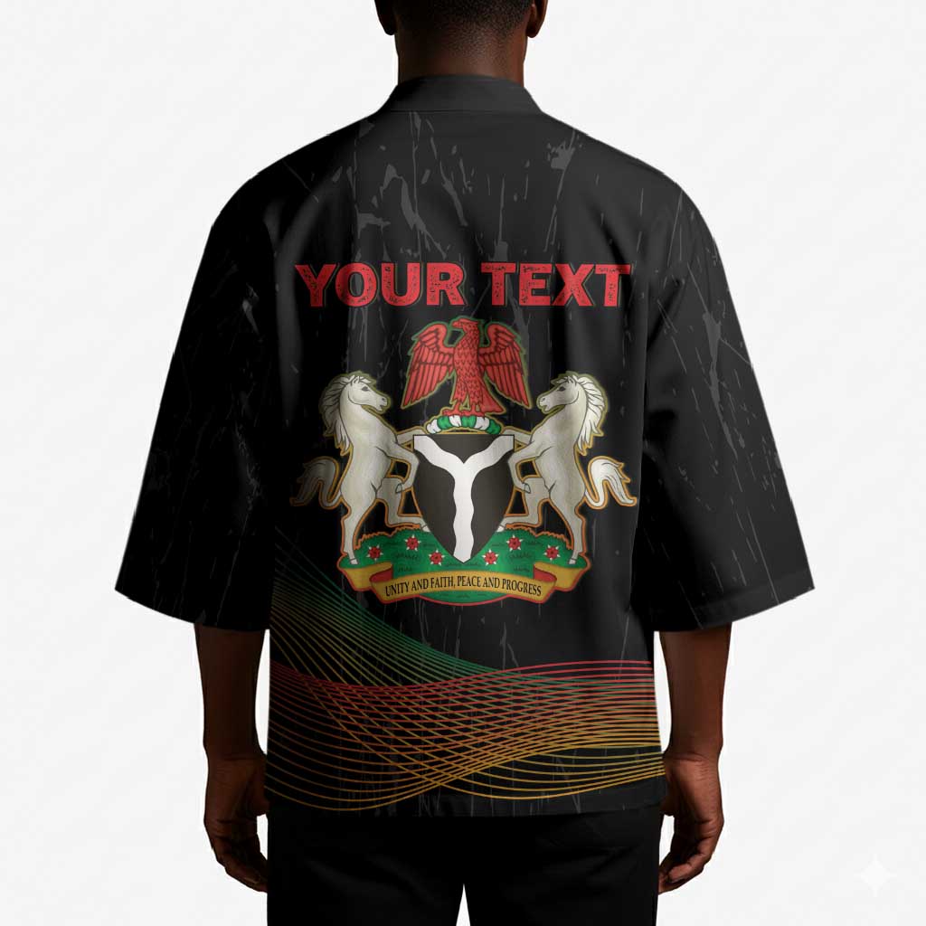 Personalized Nigeria Black History Month Kimono Live It Learn It Make It - African Pride