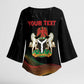 Personalized Nigeria Black History Month Kimono Sleeve Blouse Live It Learn It Make It - African Pride