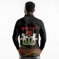 Personalized Nigeria Black History Month Long Sleeve Polo Shirt Live It Learn It Make It - African Pride