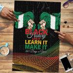 Nigeria Black History Month Puzzle Live It Learn It Make It - African Pride