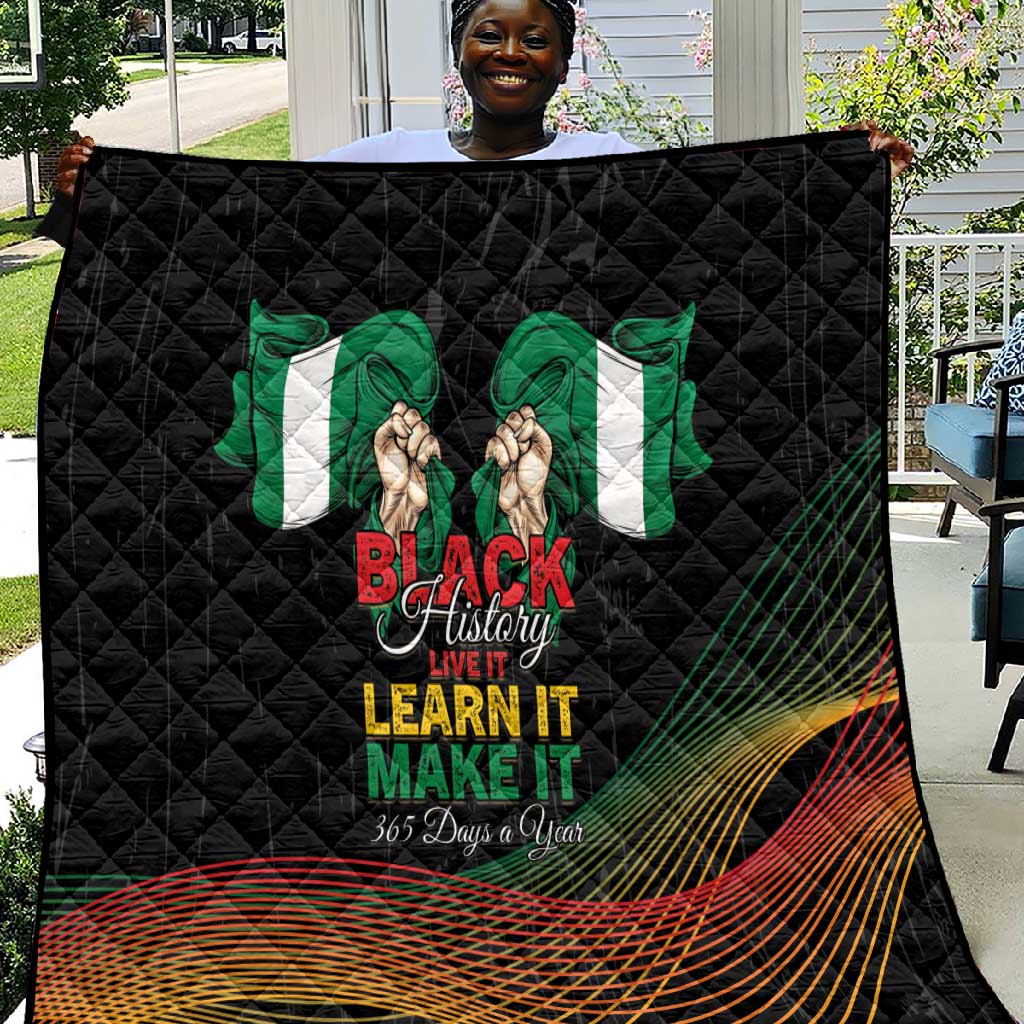 Nigeria Black History Month Quilt Live It Learn It Make It - African Pride