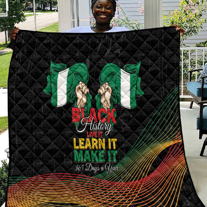 Nigeria Black History Month Quilt Live It Learn It Make It - African Pride