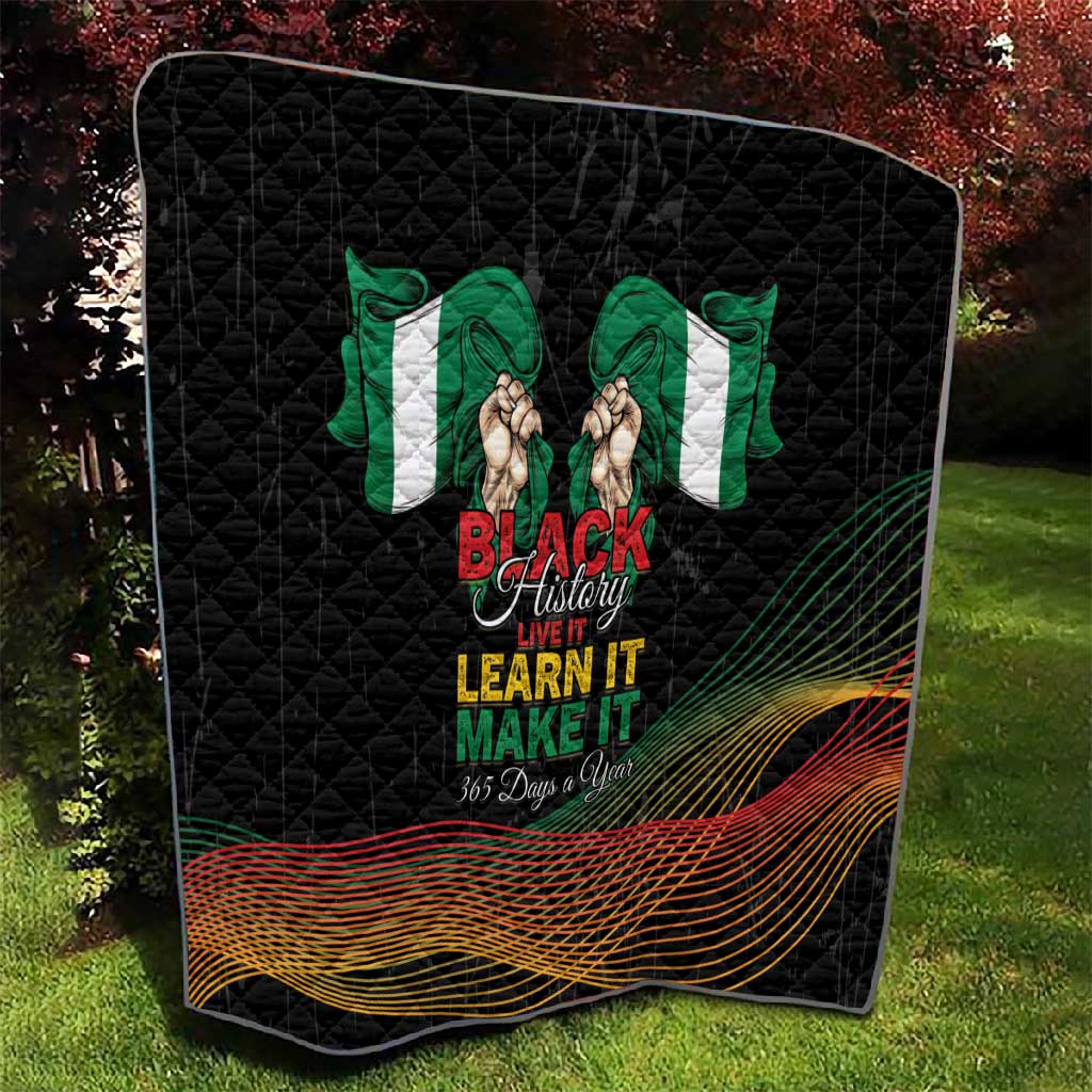Nigeria Black History Month Quilt Live It Learn It Make It - African Pride