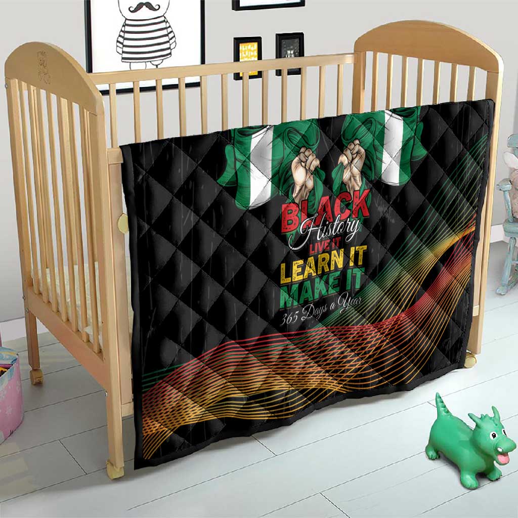 Nigeria Black History Month Quilt Live It Learn It Make It - African Pride