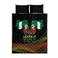 Nigeria Black History Month Quilt Bed Set Live It Learn It Make It - African Pride