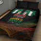 Nigeria Black History Month Quilt Bed Set Live It Learn It Make It - African Pride