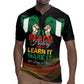 Personalized Nigeria Black History Month Rugby Jersey Live It Learn It Make It - African Pride