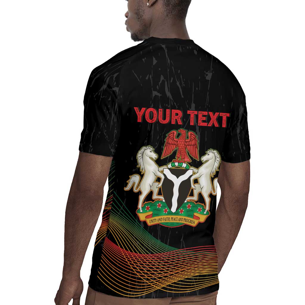 Personalized Nigeria Black History Month Rugby Jersey Live It Learn It Make It - African Pride