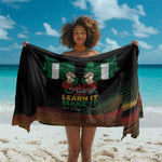Nigeria Black History Month Sarong Live It Learn It Make It - African Pride