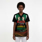 Personalized Nigeria Black History Month Scrub Top Live It Learn It Make It - African Pride