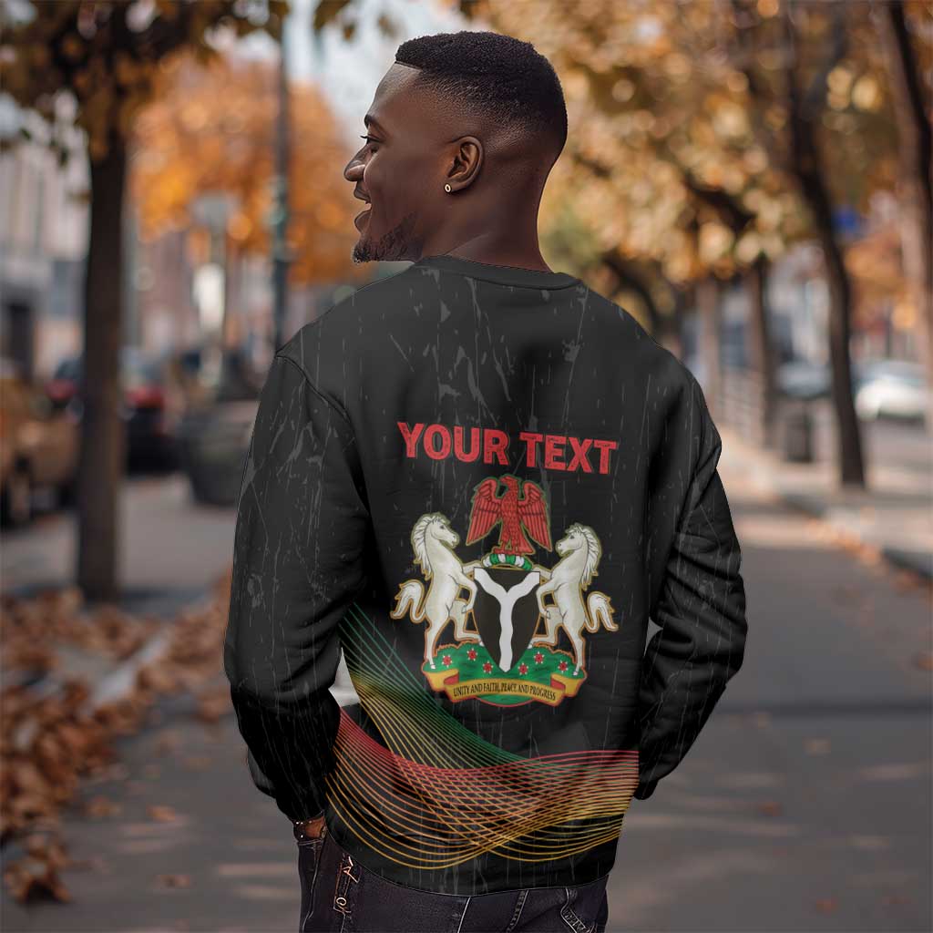 Personalized Nigeria Black History Month Sweatshirt Live It Learn It Make It - African Pride