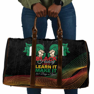 Nigeria Black History Month Travel Bag Live It Learn It Make It - African Pride
