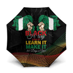 Nigeria Black History Month Umbrella Live It Learn It Make It - African Pride