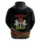 Personalized Nigeria Black History Month Zip Hoodie Live It Learn It Make It - African Pride
