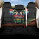 South Africa Black History Month Back Car Seat Cover Live It Learn It Make It - African Pride