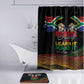 South Africa Black History Month Bathroom Set Live It Learn It Make It - African Pride