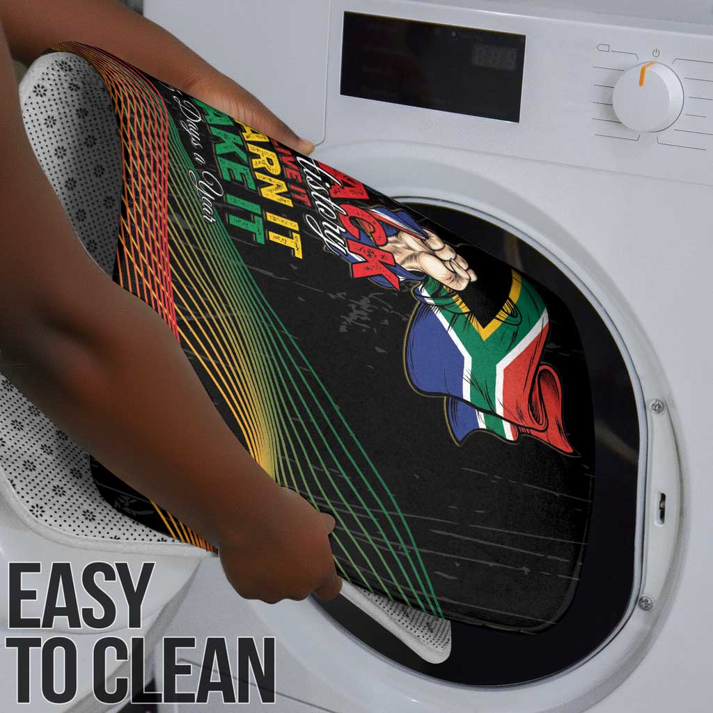 South Africa Black History Month Bathroom Set Live It Learn It Make It - African Pride
