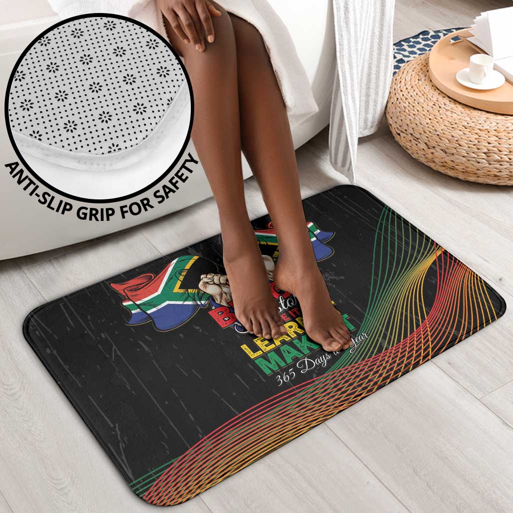 South Africa Black History Month Bathroom Set Live It Learn It Make It - African Pride