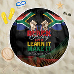 South Africa Black History Month Beach Blanket Live It Learn It Make It - African Pride