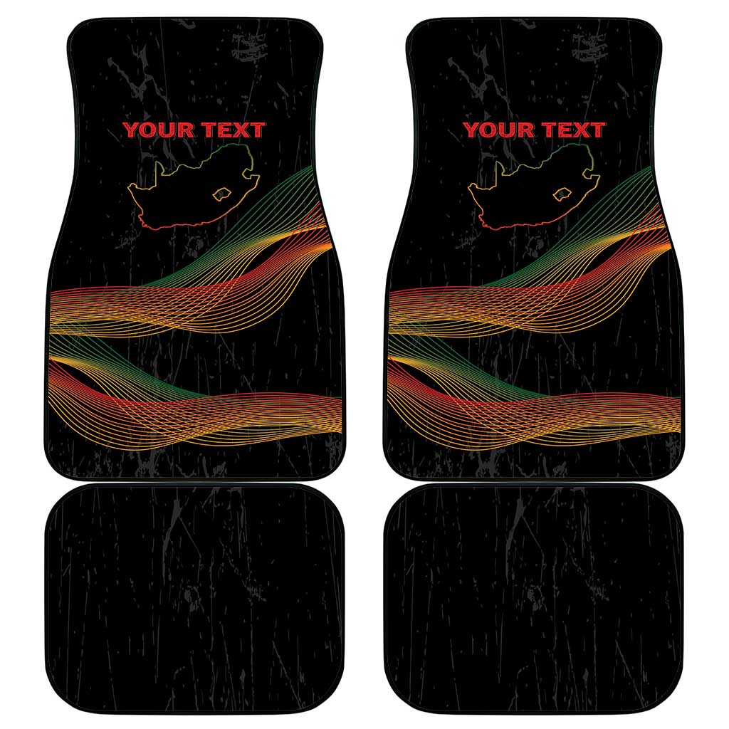 Personalized South Africa Black History Month Car Mats Live It Learn It Make It - African Pride