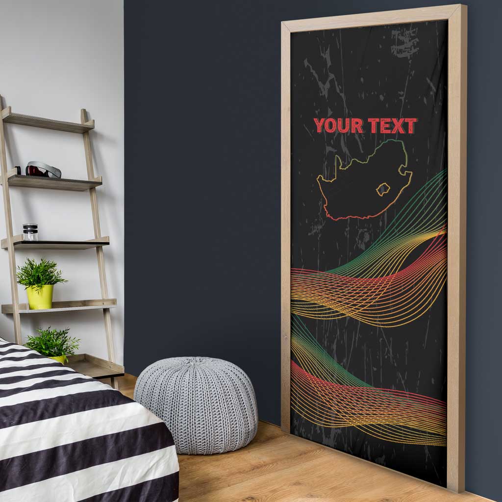 Personalized South Africa Black History Month Door Cover Live It Learn It Make It - African Pride