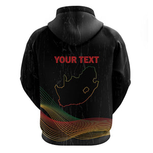 Personalized South Africa Black History Month Hoodie Live It Learn It Make It - African Pride