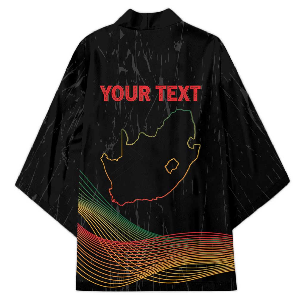 Personalized South Africa Black History Month Kimono Live It Learn It Make It - African Pride
