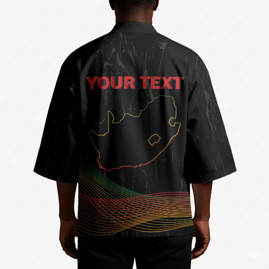 Personalized South Africa Black History Month Kimono Live It Learn It Make It - African Pride