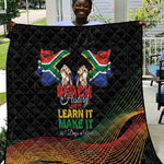 South Africa Black History Month Quilt Live It Learn It Make It - African Pride