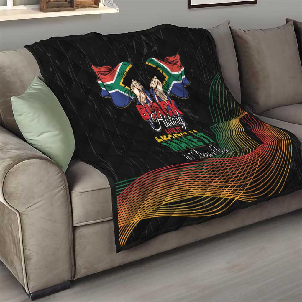 South Africa Black History Month Quilt Live It Learn It Make It - African Pride