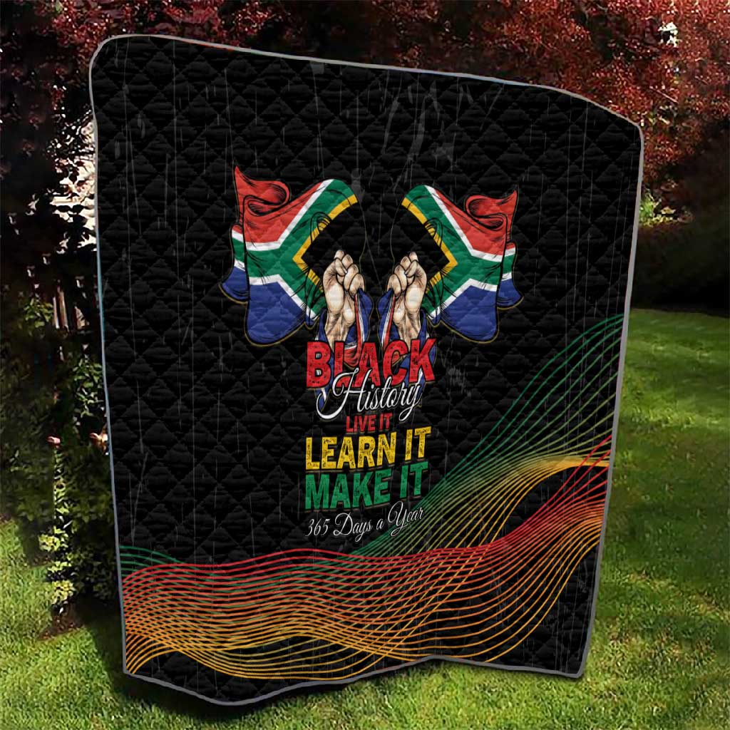 South Africa Black History Month Quilt Live It Learn It Make It - African Pride