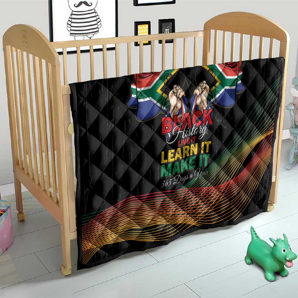 South Africa Black History Month Quilt Live It Learn It Make It - African Pride