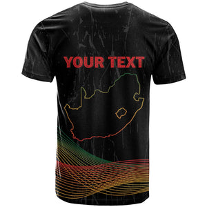 Personalized South Africa Black History Month T shirt Live It Learn It Make It - African Pride