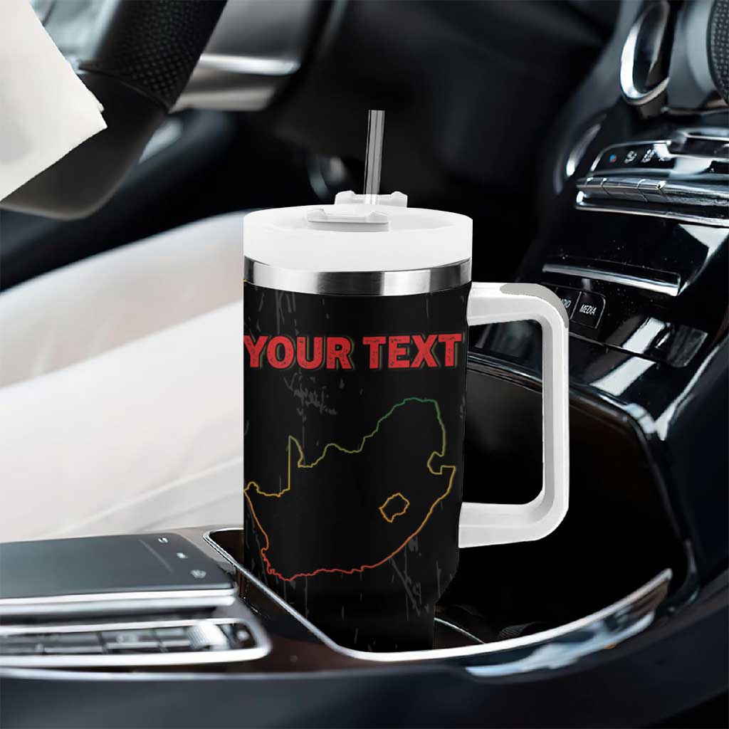 Personalized South Africa Black History Month Tumbler With Handle Live It Learn It Make It - African Pride