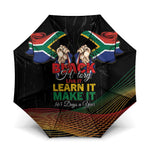 South Africa Black History Month Umbrella Live It Learn It Make It - African Pride